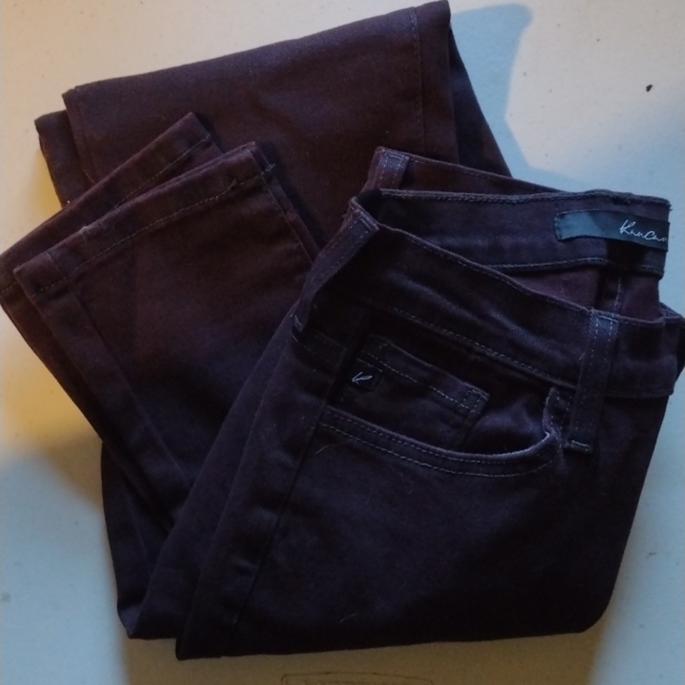 Kancan maroon colored skinny jeans size 26